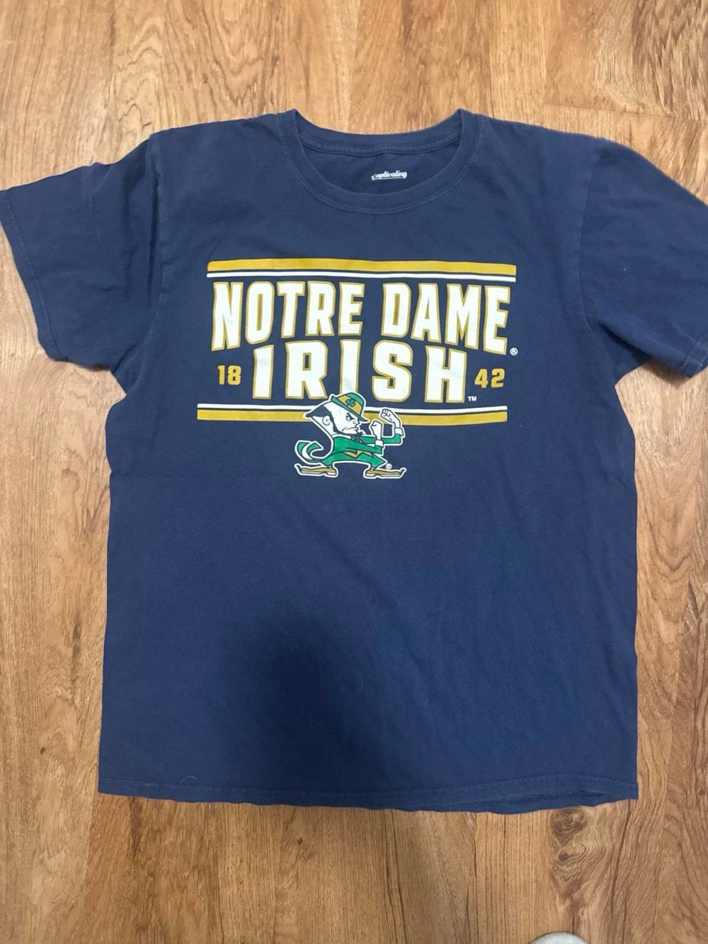 Irish Navy Blue Graphic Tee